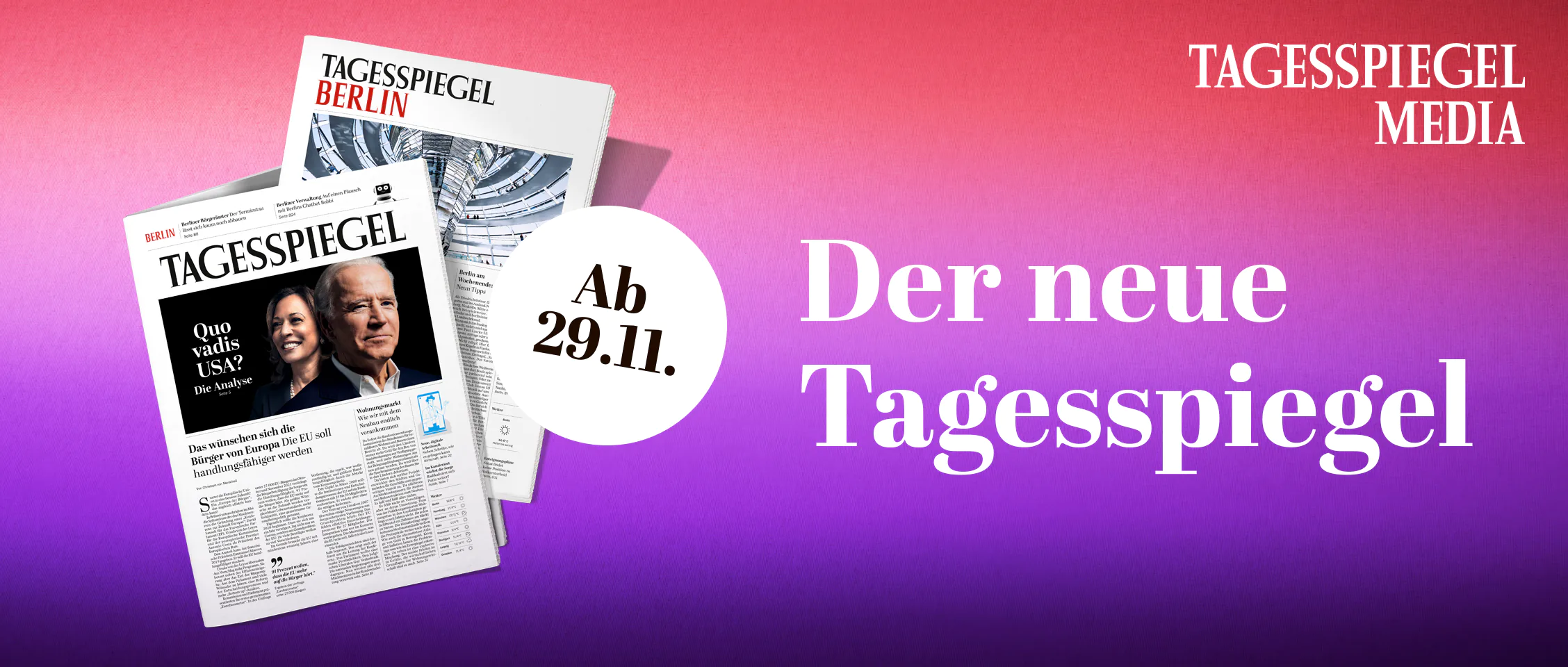 Tagesspiegel Media - Portfolio - Der neue Tagesspiegel